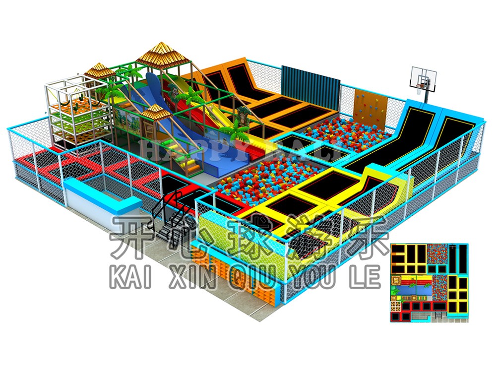 蹦床組合滑梯蹦蹦床 互動(dòng)蹦床